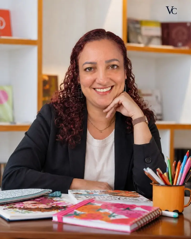 Viviane Cancian em atendimento